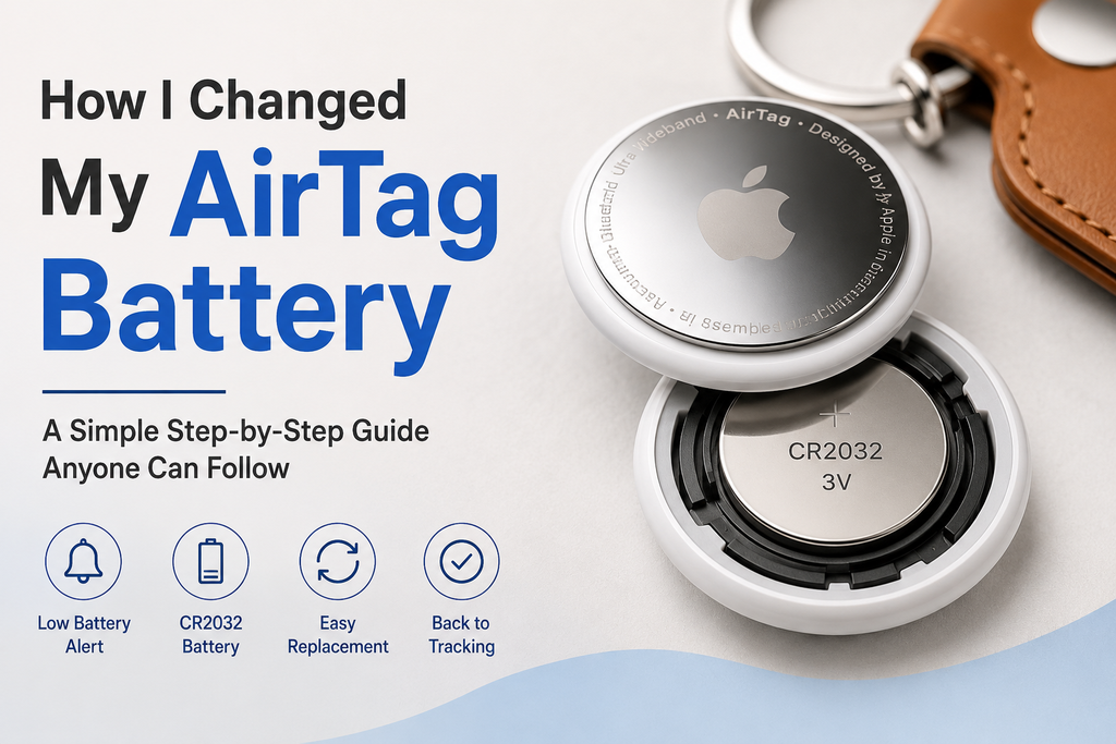 how to change airtag battery